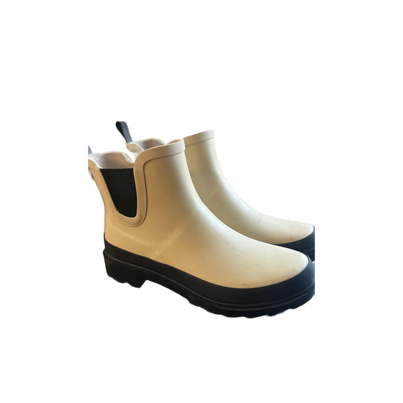 Black and Cream water Boots Size 6 - Picture 3 of 6